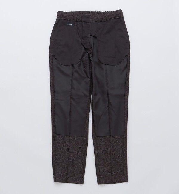 SHIPS「SHIPS: RENEWOOL ホームスパン イージーパンツ」|チノ|