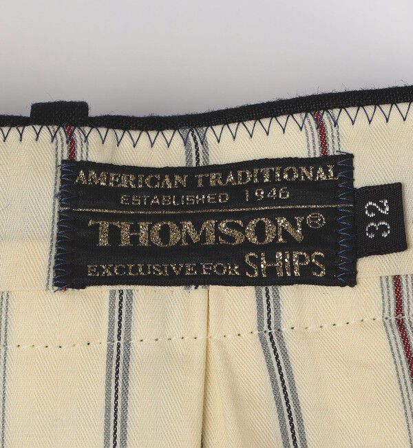 SHIPS「【SHIPS別注】THOMSON:アイリッシュリネン トラウザーズパンツ」|チノ|