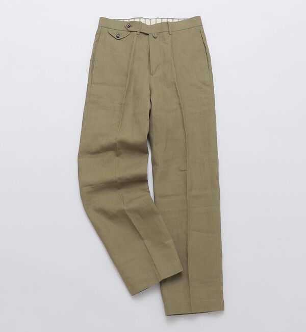 SHIPS「【SHIPS別注】THOMSON:アイリッシュリネン トラウザーズパンツ」|チノ|