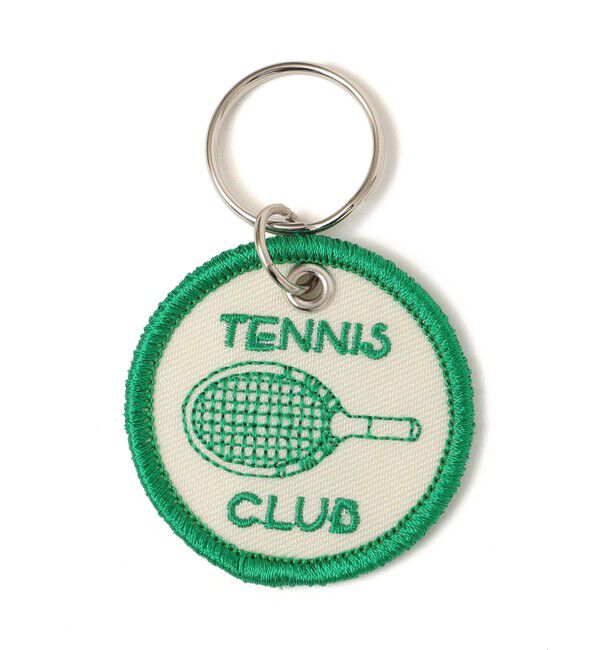 SHIPS any「HIGHTIDE: 刺しゅう ステッチ ワーク キーホルダー」|チャーム・キーホルダー|グリーン