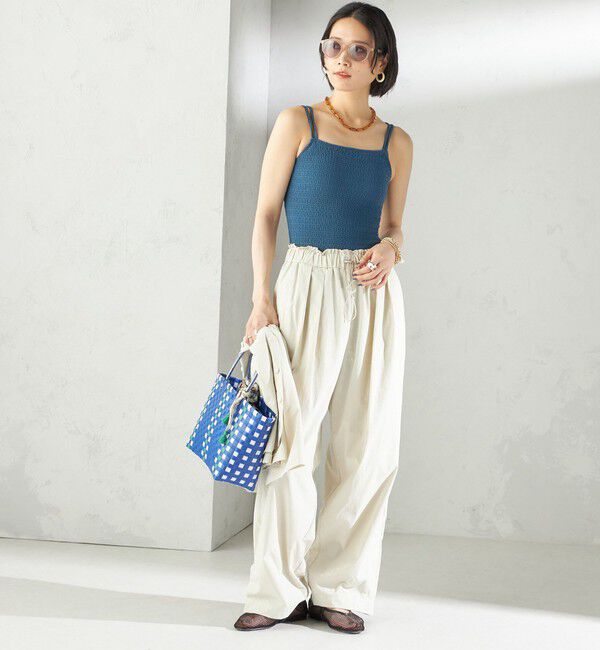 SHIPS for women「maroba:＜手洗い可能＞ドロスト ラッシュ パンツ」|その他|