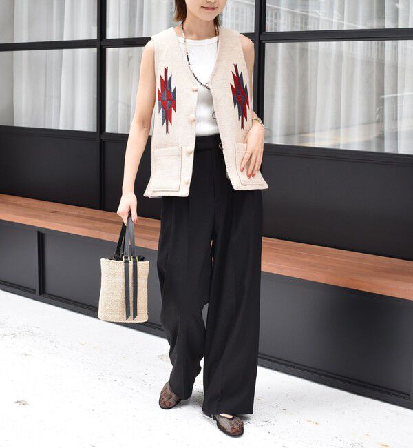 SHIPS for women「【SHIPS別注】UHURU:ジャカード  ベスト」|ベスト・ジレ|