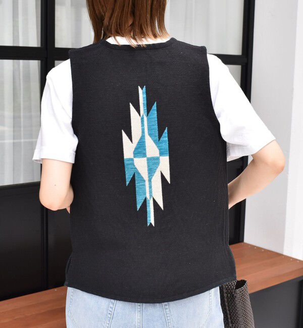 SHIPS for women「【SHIPS別注】UHURU:ジャカード  ベスト」|ベスト・ジレ|