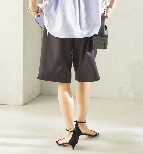 SHIPS for women「〈洗濯機可能〉ドロスト タック ハーフ パンツ」|その他|