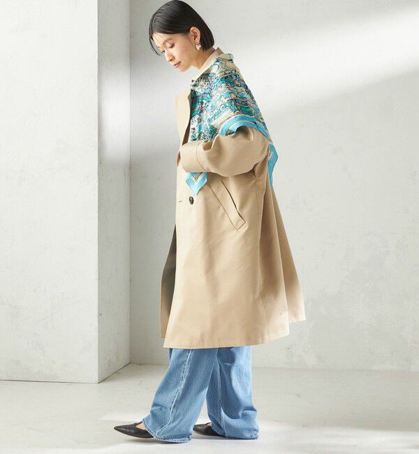 SHIPS for women「【SHIPS別注】BINDU: マップ スカーフ 100&times;100」|バンダナ・スカーフ|