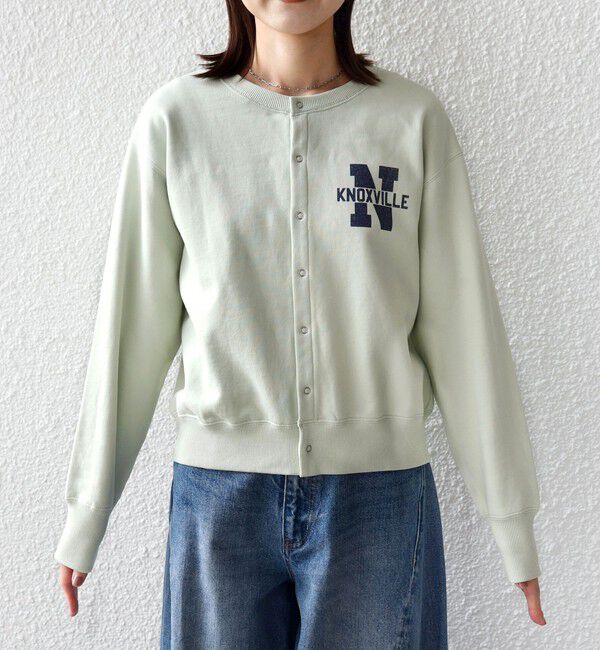 SHIPS for women「【SHIPS別注】TENNESSEE:〈洗濯機可能〉スナップ 釦 スウェット カーディガン」|カーディガン|