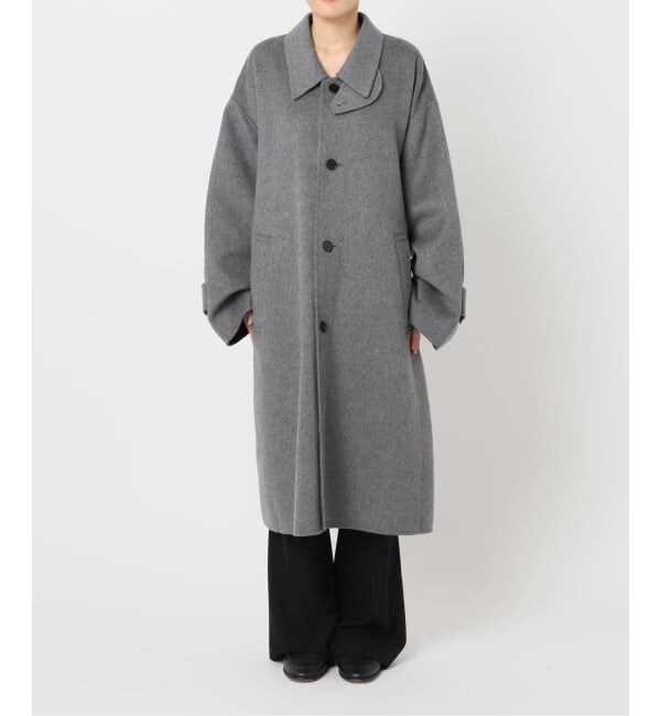 OUTDOOR PRODUCTS Usual Things「ダブルフェイスステンカラーコート」|ステンカラーコート|