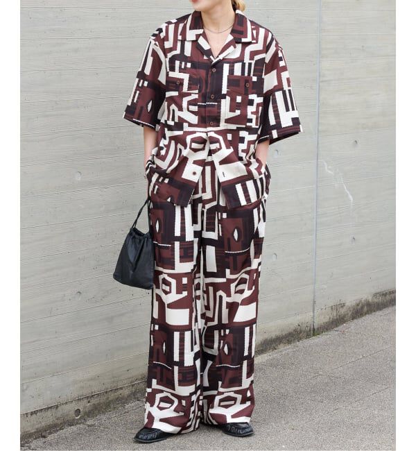 OUTDOOR PRODUCTS Usual Things「≪予約≫RAGモチーフリラックスパンツ」|スラックス|