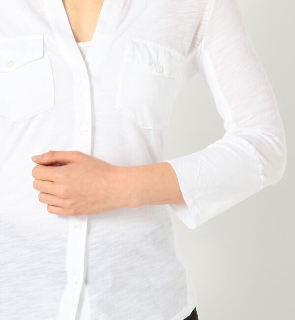 JAMES PERSE「サイドパネルシャツ WUA3042」|シャツ・ブラウス|