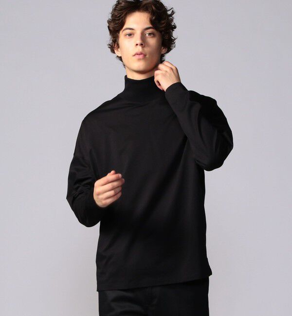 CABaN「CABaN コットン モックネックロングスリーブプルオーバー」|Tシャツ・カットソー|