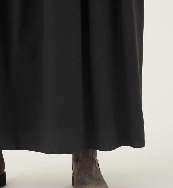 GALERIE VIE「シルクサンドウォッシュ スカーフカラーマキシワンピース」|ワンピース|