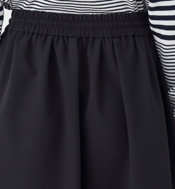 MACPHEE「シアーサッカーギャザーロングスカート」|スカート|