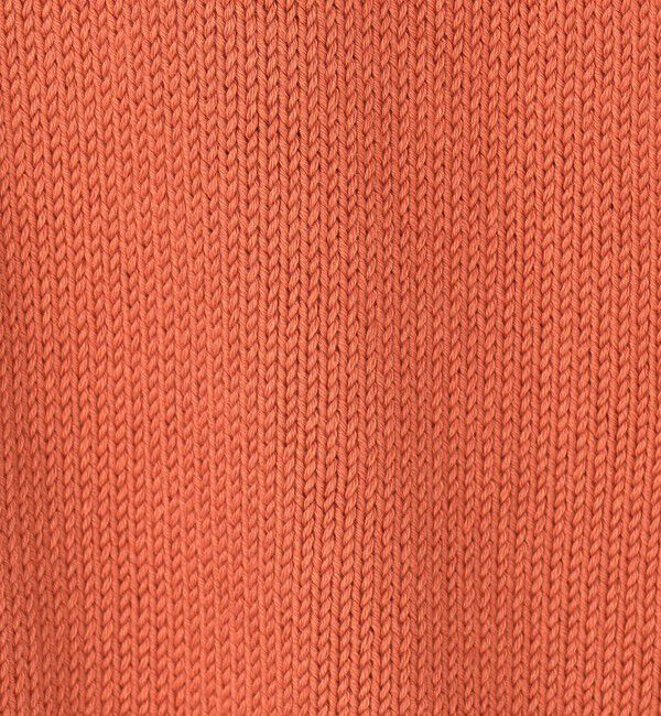 BACCA「カラーコットン Vネックニットプルオーバー」|ニット・セーター|