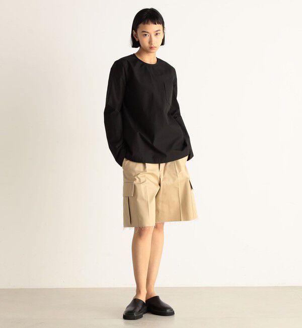 Edition「コットンチノ ポケットハーフパンツ」|チノ|