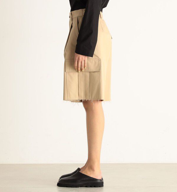 Edition「コットンチノ ポケットハーフパンツ」|チノ|