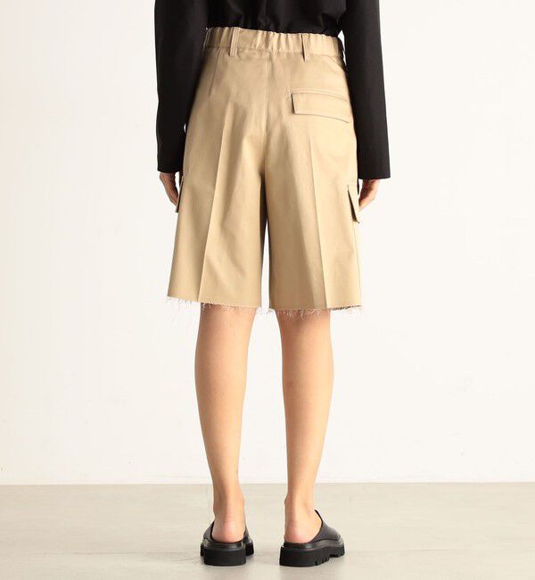Edition「コットンチノ ポケットハーフパンツ」|チノ|