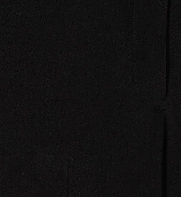 BACCA「ジョーゼットサテン ストレートパンツ」|スラックス|