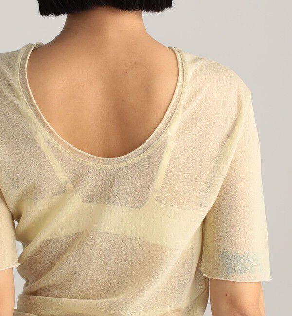 Edition「ツイストシアー ハーフスリーブトップス」|Tシャツ・カットソー|