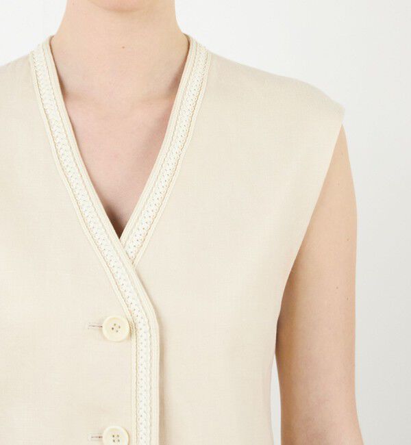 DES PRES「ヘンプツイル ジレ」|ベスト・ジレ|