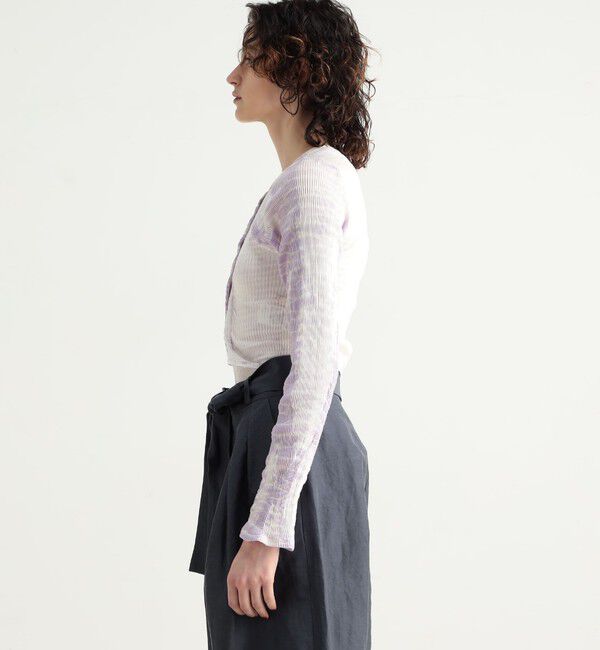 BACCA「タイダイコットン ショートカーディガン」|Tシャツ・カットソー|