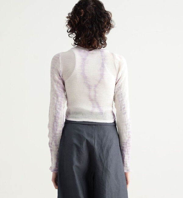 BACCA「タイダイコットン ショートカーディガン」|Tシャツ・カットソー|