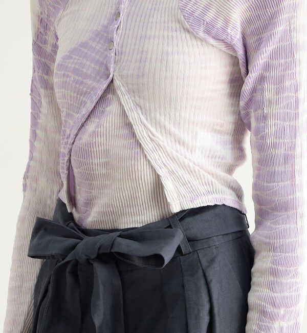 BACCA「タイダイコットン ショートカーディガン」|Tシャツ・カットソー|