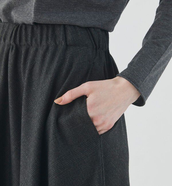 フラノストレッチ ギャザーマキシスカート（GALERIE VIE）｜ルミネの