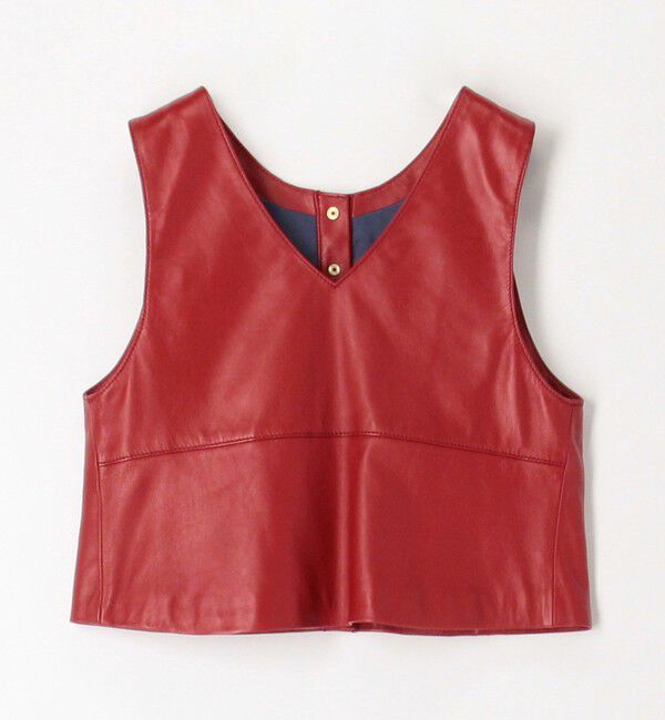 TOMORROWLAND collection「アニリンレザー フロンタブルジレ」|ベスト・ジレ|