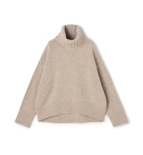 GALERIE VIE「ファインウール タートルネックプルオーバー」|ニット・セーター|44 ベージュ系