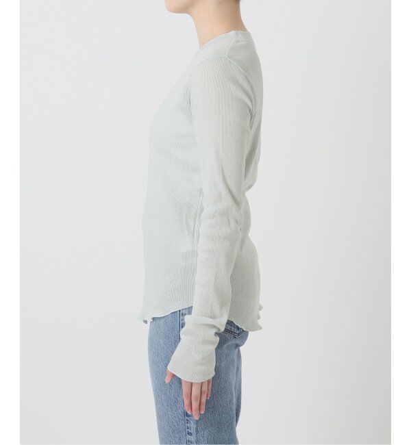 EMILYWEEK「コットンカシミヤテレコクループルオーバー」|Tシャツ・カットソー|