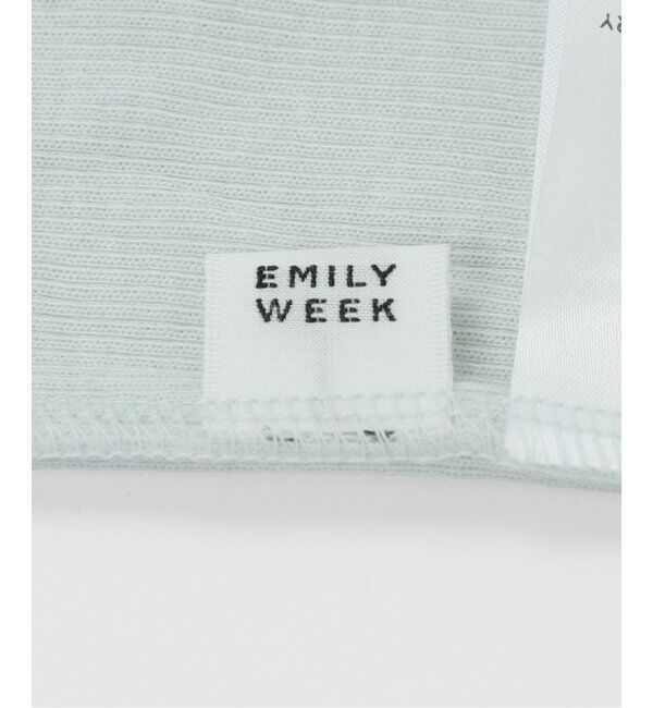 EMILYWEEK「コットンカシミヤテレコクループルオーバー」|Tシャツ・カットソー|