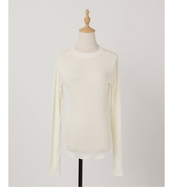 EMILYWEEK「コットンカシミヤテレコクループルオーバー」|Tシャツ・カットソー|