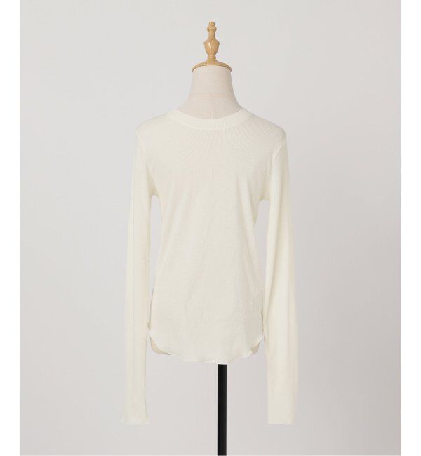 EMILYWEEK「コットンカシミヤテレコクループルオーバー」|Tシャツ・カットソー|