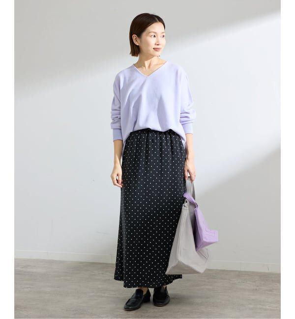 IENA「IPEKERフィブリルドットプリントスカート」|スカート|