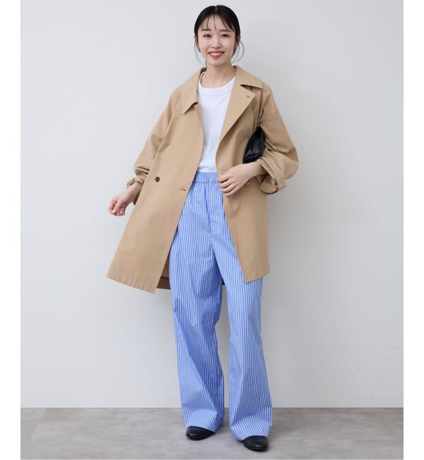 SLOBE IENA「《追加予約》コットンニュアンストレンチコート」|トレンチコート|