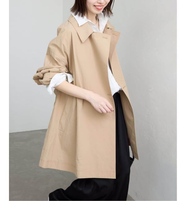 SLOBE IENA「《追加予約》コットンニュアンストレンチコート」|トレンチコート|