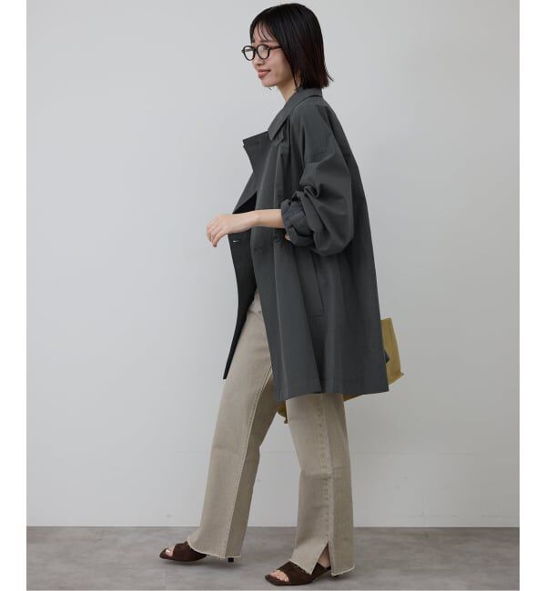 SLOBE IENA「《追加予約》コットンニュアンストレンチコート」|トレンチコート|