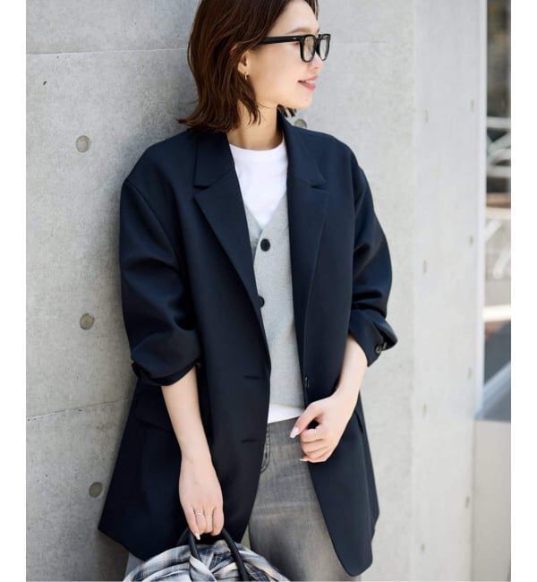 SLOBE IENA「《WEB限定/追加予約》PE SHARK ビックジャケット」|テーラードジャケット|