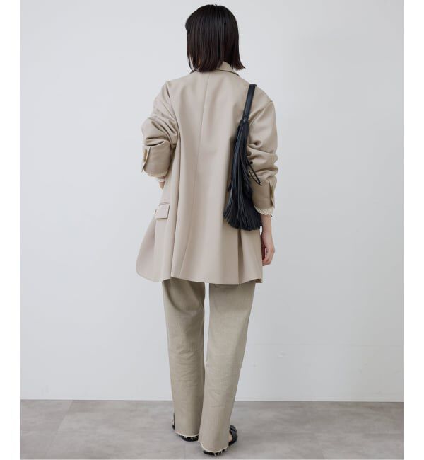 SLOBE IENA「《WEB限定/追加予約》PE SHARK ビックジャケット」|テーラードジャケット|