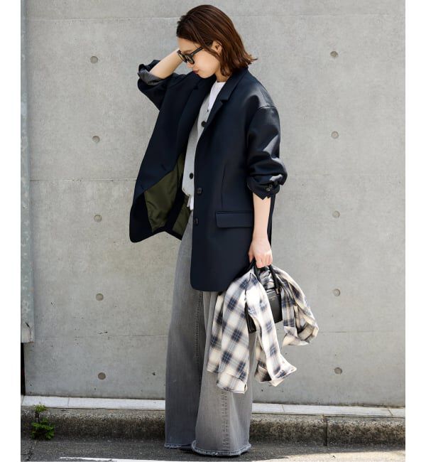 SLOBE IENA「《WEB限定/追加予約》PE SHARK ビックジャケット」|テーラードジャケット|