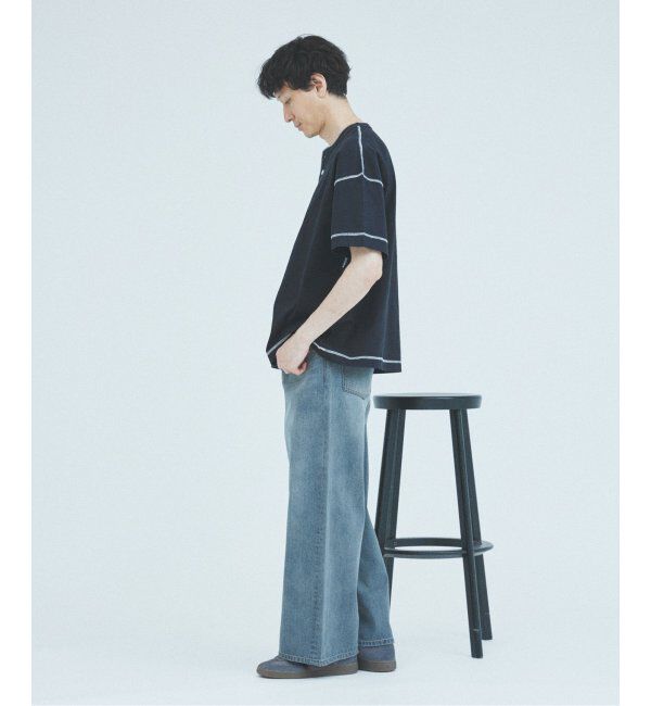 JOURNAL STANDARD「Healthknit / ヘルスニット 別注 ヘンリー ネック Tシャツ」|Tシャツ・カットソー|