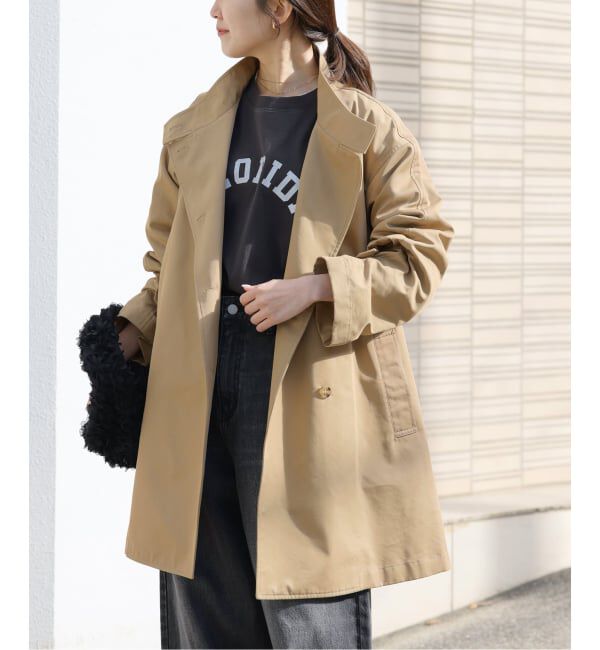 JOURNAL STANDARD relume「《予約》［26SS新作］撥水 / スタンドポンチョコート」|トレンチコート|ベージュ