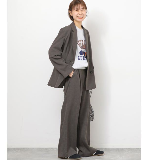 JOURNAL STANDARD relume「《予約》［26SS新作 / 防シワ］メランジドビーダブルジャケット」|テーラードジャケット|