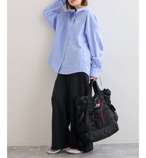 U by SPICK&SPAN「リボンスリーブオーバーシャツ」|シャツ・ブラウス|