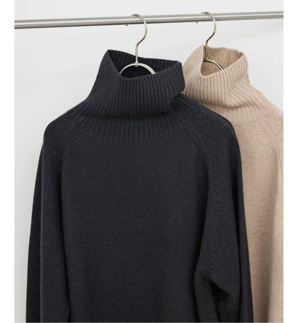 ウールカシミヤ ラグランタートルニット（Spick and Span）｜ルミネの