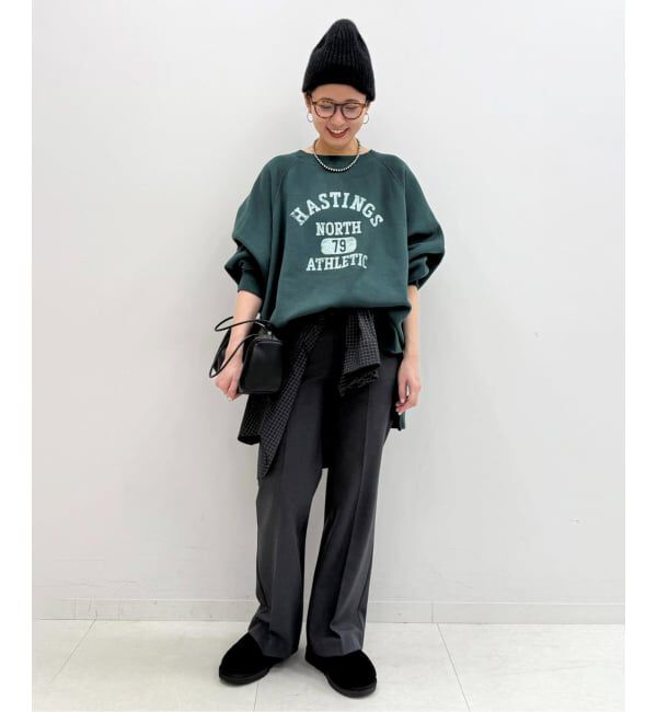 【新品・タグ付き】FRAMeWORK ラグランポンチョプリントスエット ラグランポンチョプリントスエット（スウェット）｜FRAMeWORK