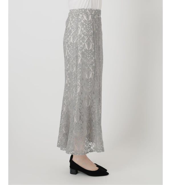  「《予約》【洗える】マーメイドレーススカート」|スカート|
