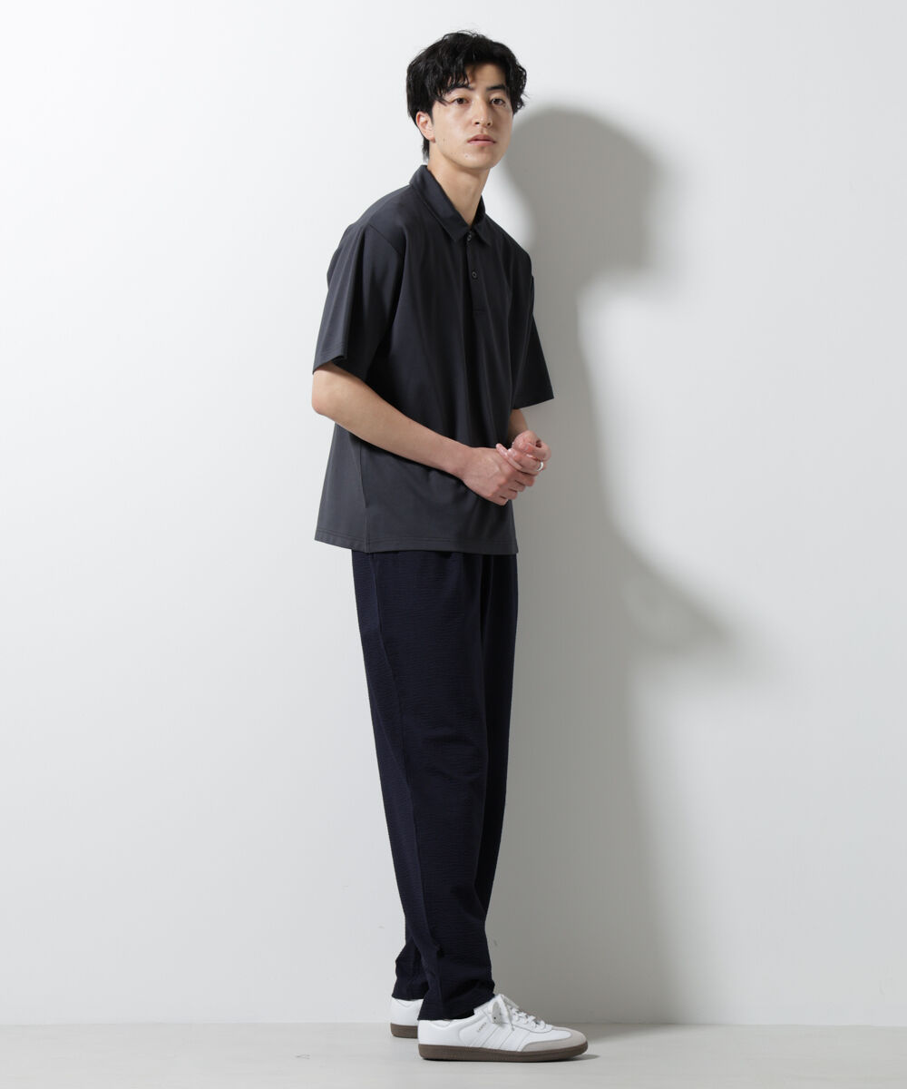 nano･universe「ポンチポロシャツ半袖」|Tシャツ・カットソー|