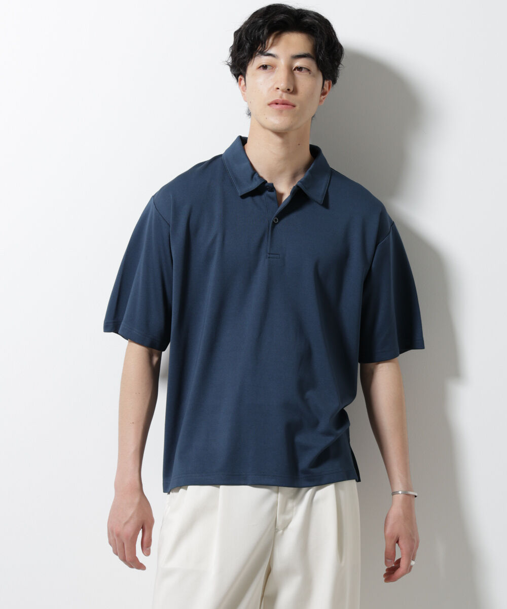 nano･universe「ポンチポロシャツ半袖」|Tシャツ・カットソー|