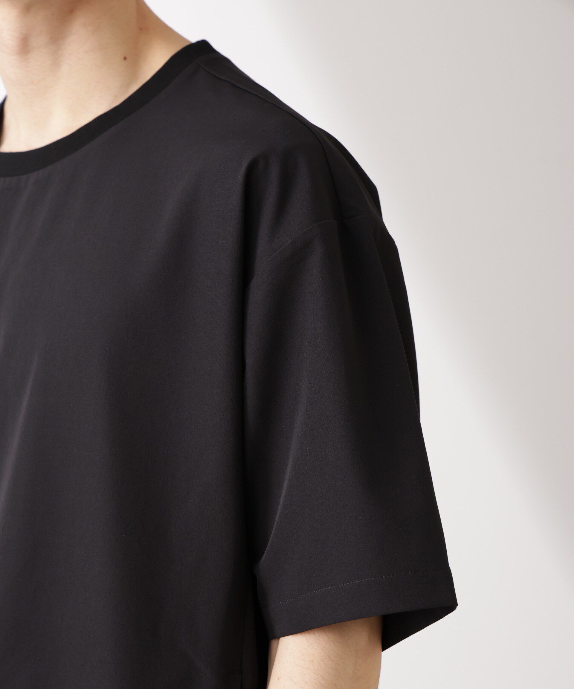  「ライトウェイトストレッチ プルオーバー半袖(セットアップ可)」|Tシャツ・カットソー|